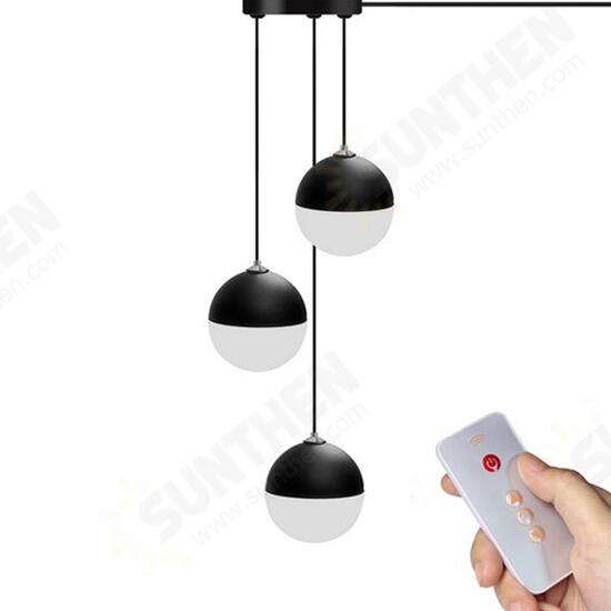 Modern 3 Wind Bell Balls LED USB Ceiling Reading Light Living Room Study Bed Decorative Night Lamp