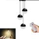 Modern 3 Wind Bell Balls LED USB Ceiling Reading Light Living Room Study Bed Decorative Night Lamp Modern 3 Wind Bell Balls LED USB Ceiling Reading Light Living Room Study Bed Decorative Night Lamp
