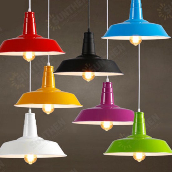 Modern Industrial Metal Style Ceiling Pendant Light Lamp Shades Lampshade Decor