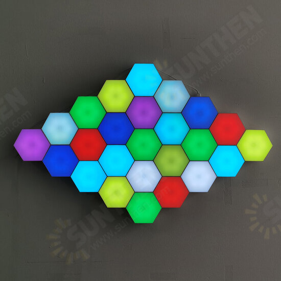 Modern LED RGB Colorful Night Light Dimming Quantum Lamp Modular Touch Sensitive Lighting Night Lamp Magnetic DIY Indoor Bedroom Decor Modern LED RGB Colorful Night Light Dimming Quantum Lamp Modular Touch Sensitive Lighting Night Lamp Magnetic DIY Indoor Bedroom Decor