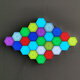 Modern LED RGB Colorful Night Light Dimming Quantum Lamp Modular Touch Sensitive Lighting Night Lamp Magnetic DIY Indoor Bedroom Decor Modern LED RGB Colorful Night Light Dimming Quantum Lamp Modular Touch Sensitive Lighting Night Lamp Magnetic DIY Indoor Bedroom Decor