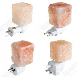 Natural Crystal Himalayan Glow Hand Carved Crystal Salt Night Lamp Wall Light AC110-240V Natural Crystal Himalayan Glow Hand Carved Crystal Salt Night Lamp Wall Light AC110-240V