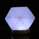 Natural Crystal Rock USB Salt Lamp Colorful LED Night Light Decor