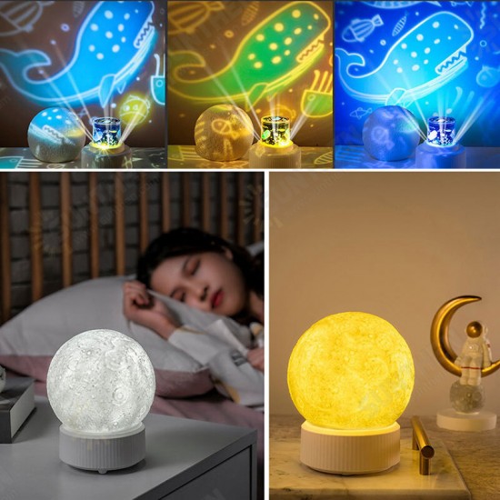 Night Light Starry Sky LED Projector Lamp Baby Kid Bedroom Projection with Music