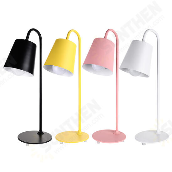 Nordic Metal Table Lamp Bedside Desk Lamp Kids Bedroom Study Night Light