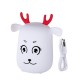 Novel Cute LED Rechargeable Silicone Deer Night Light Tap Control Bedroom Home Decor Lamp Kids Gift Novel Cute LED Rechargeable Silicone Deer Night Light Tap Control Bedroom Home Decor Lamp Kids Gift