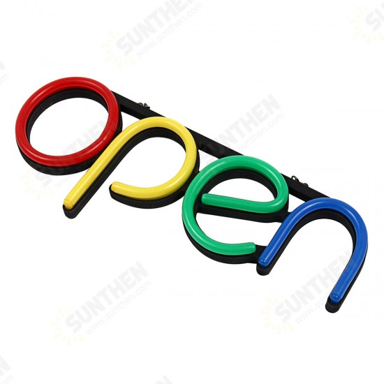 OPEN LED Neon Sign Tube Light Handmade Visual Artwork Bar Pub Club Hanging Wall Lamp Decor OPEN LED Neon Sign Tube Light Handmade Visual Artwork Bar Pub Club Hanging Wall Lamp Decor