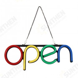 OPEN LED Neon Sign Tube Light Handmade Visual Artwork Bar Pub Club Hanging Wall Lamp Decor OPEN LED Neon Sign Tube Light Handmade Visual Artwork Bar Pub Club Hanging Wall Lamp Decor