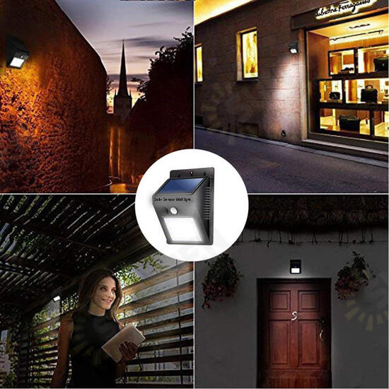Outdoor Solar 20 LED Motion Sensor Light IP65 Waterproof Walkway Panel Wall Lamp Night Light Outdoor Solar 20 LED Motion Sensor Light IP65 Waterproof Walkway Panel Wall Lamp Night Light