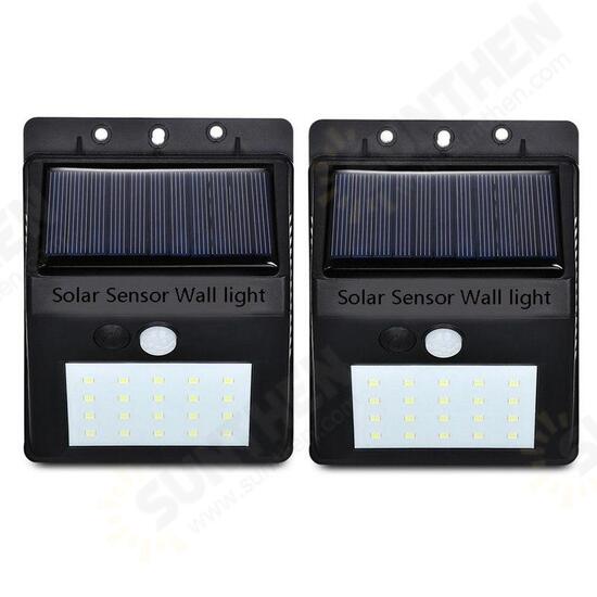 Outdoor Solar 20 LED Motion Sensor Light IP65 Waterproof Walkway Panel Wall Lamp Night Light Outdoor Solar 20 LED Motion Sensor Light IP65 Waterproof Walkway Panel Wall Lamp Night Light