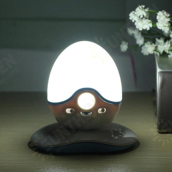 PIR Motion Sensor Light Control Rechargeable Magnet Base LED Night Light for Cabinet Bedroom