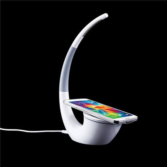QI Intelligent Energy Save Wireless Charger Table Lamp for Apple Samsung S6 iWatch