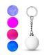 Portable Moon Light 3D Printing Keychain Colorful LED Night Lamp Creative Battery Powered Bag Decor