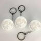 Portable Moon Light 3D Printing Keychain Colorful LED Night Lamp Creative Battery Powered Bag Decor Portable Moon Light 3D Printing Keychain Colorful LED Night Lamp Creative Battery Powered Bag Decor