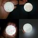 Portable Moon Light 3D Printing Keychain Colorful LED Night Lamp Creative Battery Powered Bag Decor Portable Moon Light 3D Printing Keychain Colorful LED Night Lamp Creative Battery Powered Bag Decor