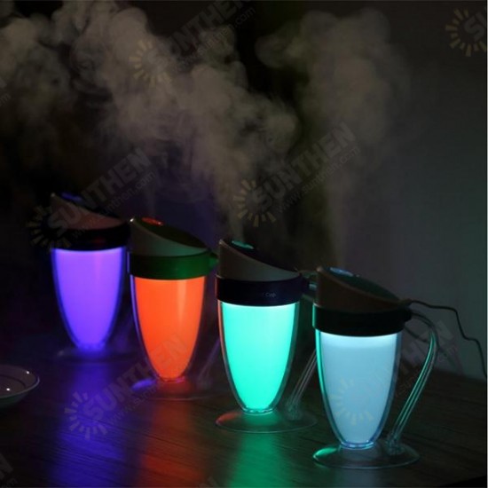 Portable USB Mini Moonlight Cup Humidifier Air Light Face Diffuser Fresher Mist Maker