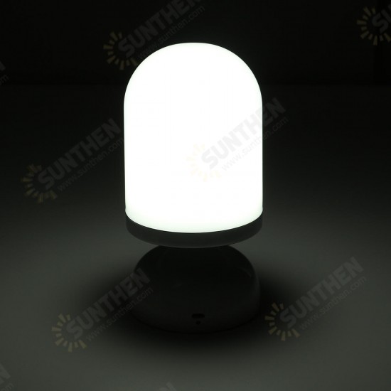 Portable USB Rechargeable LED Night Light Hanging Stand Table Vibration Sensor Lamp