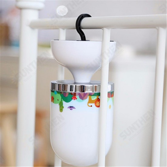 Portable USB Rechargeable LED Night Light Hanging Stand Table Vibration Sensor Lamp