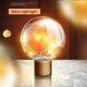 5V LED Warm White Fairy Star Globe Night Light Wood Retro USB Desk Table Decoration Lights