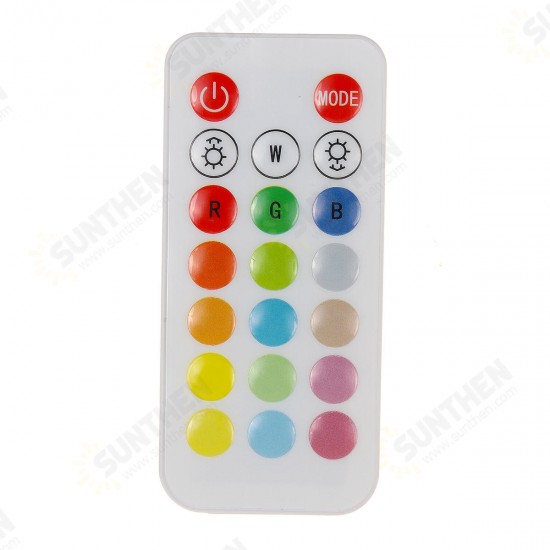 RGB LED Night Light Plug in Wall Dusk to Dawn Sensor Remote Control Stair Cabinet Lamp