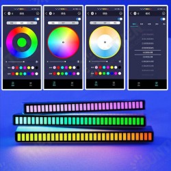 RGB LED Stage Light Sound Control Music Pickup Rhythm Light For Christmas Party DJ Atmosphere Lamp RGB LED Stage Light Sound Control Music Pickup Rhythm Light For Christmas Party DJ Atmosphere Lamp