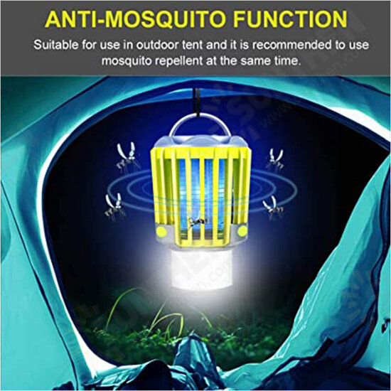 Camping Lantern 3 In 1 Rechargeable LED Anti-Mosquito Lamp Camping Lantern with 2200 mAh rechargeable battery IP66 waterproof Camping Lantern 3 In 1 Rechargeable LED Anti-Mosquito Lamp Camping Lantern with 2200 mAh rechargeable battery IP66 waterproof
