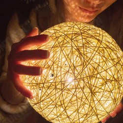 Rattan Ball Night Light Table Bedside Lamp Bedroom Home Decor Valentine Gift Rattan Ball Night Light Table Bedside Lamp Bedroom Home Decor Valentine Gift