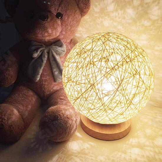 Rattan Ball Night Light Table Bedside Lamp Bedroom Home Decor Valentine Gift Rattan Ball Night Light Table Bedside Lamp Bedroom Home Decor Valentine Gift