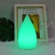 Rechargeable Colorful LED WiFi APP Control Night Light Smart Water Drop Shape Table Lamp Compatible with Alexa Google Home