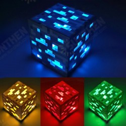 Rechargeable Ore Night Light Creative Minecraft Torch Game Lamp Children's Model Toy Home Bedroom Decoration LED Lamp Rechargeable Ore Night Light Creative Minecraft Torch Game Lamp Children's Model Toy Home Bedroom Decoration LED Lamp