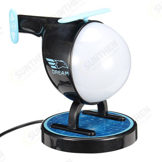 Rechargeable USB Touch Sensor Helicopter LED Night Light Colorful Timer Atmosphere Lamp Rechargeable USB Touch Sensor Helicopter LED Night Light Colorful Timer Atmosphere Lamp