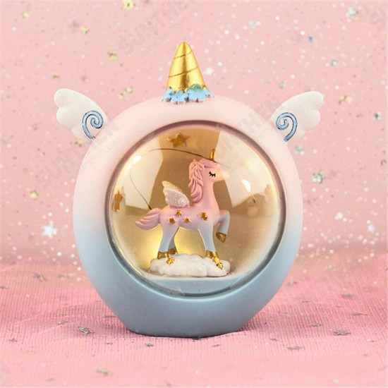 Resin Cartoon Horse Night Light Baby Study Bedroom Lamp Bedside Table Decor Gift Resin Cartoon Horse Night Light Baby Study Bedroom Lamp Bedside Table Decor Gift