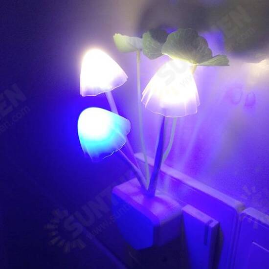Romantic Colorful Sensor LED Mushroom Night Light Wall Lamp Romantic Colorful Sensor LED Mushroom Night Light Wall Lamp