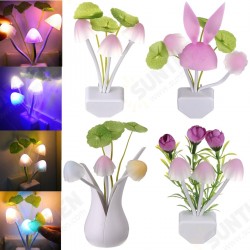 Romantic Colorful Sensor LED Mushroom Night Light Wall Lamp Romantic Colorful Sensor LED Mushroom Night Light Wall Lamp