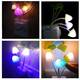 Romantic Colorful Sensor LED Mushroom Night Light Wall Lamp