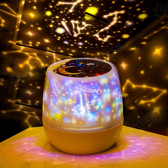 Romantic Starry Night Sky Projector Lamp Cosmos Star LED Light Universe Kid Gift