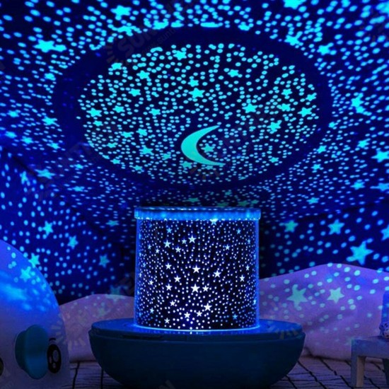 Romantic Starry Night Sky Projector Lamp Cosmos Star LED Light Universe Kid Gift