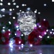 50/100 LEDs Music Fairy String Light Silver Wire Twinkle Starry Lights Remote Control Timer 32.8ft USB Powered Sound for Christmas Tree Wedding Party