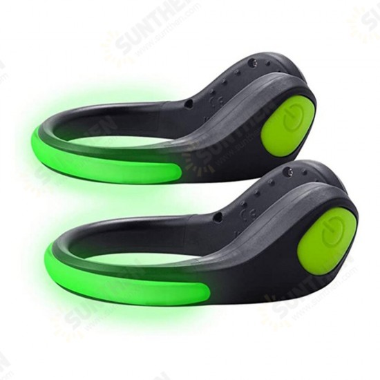 Shoe Warning Lamp Heel Clips Jogging Bright Lights LED LyRay Flashing Night Running Lights Shoe Clip for Night Walking Cycling Safety