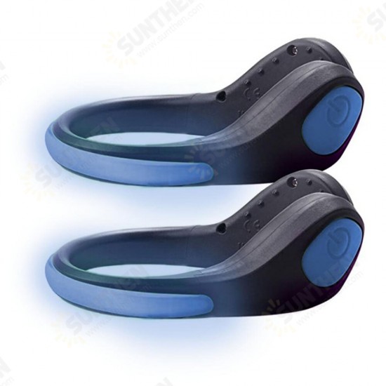 Shoe Warning Lamp Heel Clips Jogging Bright Lights LED LyRay Flashing Night Running Lights Shoe Clip for Night Walking Cycling Safety