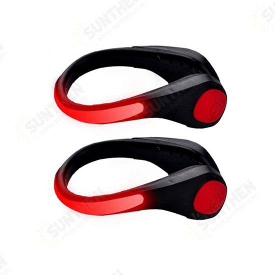 Shoe Warning Lamp Heel Clips Jogging Bright Lights LED LyRay Flashing Night Running Lights Shoe Clip for Night Walking Cycling Safety