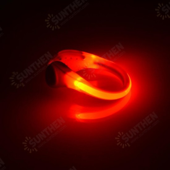 Shoe Warning Lamp Heel Clips Jogging Bright Lights LED LyRay Flashing Night Running Lights Shoe Clip for Night Walking Cycling Safety