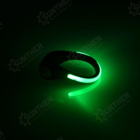 Shoe Warning Lamp Heel Clips Jogging Bright Lights LED LyRay Flashing Night Running Lights Shoe Clip for Night Walking Cycling Safety