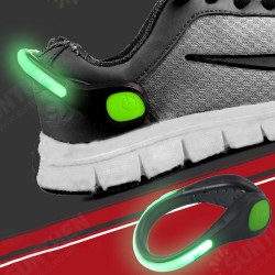 Shoe Warning Lamp Heel Clips Jogging Bright Lights LED LyRay Flashing Night Running Lights Shoe Clip for Night Walking Cycling Safety Shoe Warning Lamp Heel Clips Jogging Bright Lights LED LyRay Flashing Night Running Lights Shoe Clip for Night Walking Cycling Safety