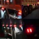 Single Red 24v 20led with rubber edge 12cm Shock absorbing sponge pad Reflective mask Ip67 side Corner lights Sign light The width lights For trucks