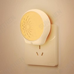 Smart Light Sensor LED Plug-in Wall Night Lamp Flower Pattern Lighitng for Home Bedroom AC100-240V Smart Light Sensor LED Plug-in Wall Night Lamp Flower Pattern Lighitng for Home Bedroom AC100-240V
