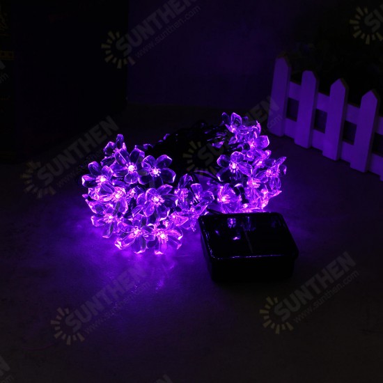 Solar Blossom Flower Fairy String Light 23FT 50LED Home Garden Wedding Decor Solar Blossom Flower Fairy String Light 23FT 50LED Home Garden Wedding Decor