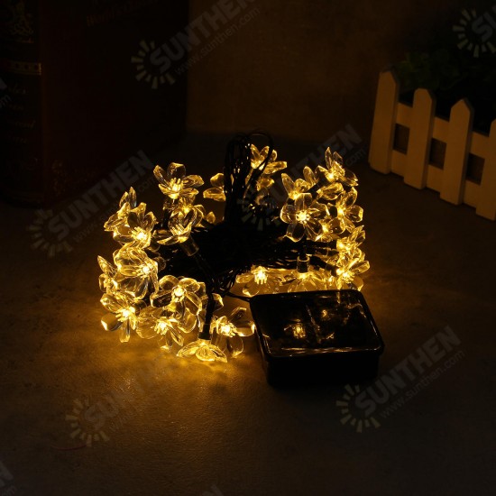 Solar Blossom Flower Fairy String Light 23FT 50LED Home Garden Wedding Decor Solar Blossom Flower Fairy String Light 23FT 50LED Home Garden Wedding Decor