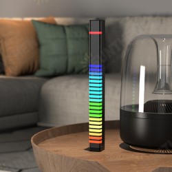 Sound Control 3D Display Pickup Rhythm Light RGB Music Ambient LED Night Light Bar APP Control Car Atmosphere Colorful Tube Lamp Sound Control 3D Display Pickup Rhythm Light RGB Music Ambient LED Night Light Bar APP Control Car Atmosphere Colorful Tube Lamp