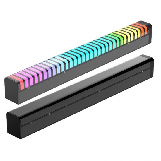 Sound Control 3D Display Pickup Rhythm Light RGB Music Ambient LED Night Light Bar APP Control Car Atmosphere Colorful Tube Lamp